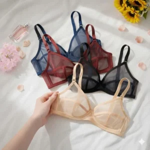 Transparent Net Bra ( Pack of Four)