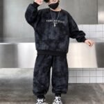 Boys Oversized Printed Tracksuit